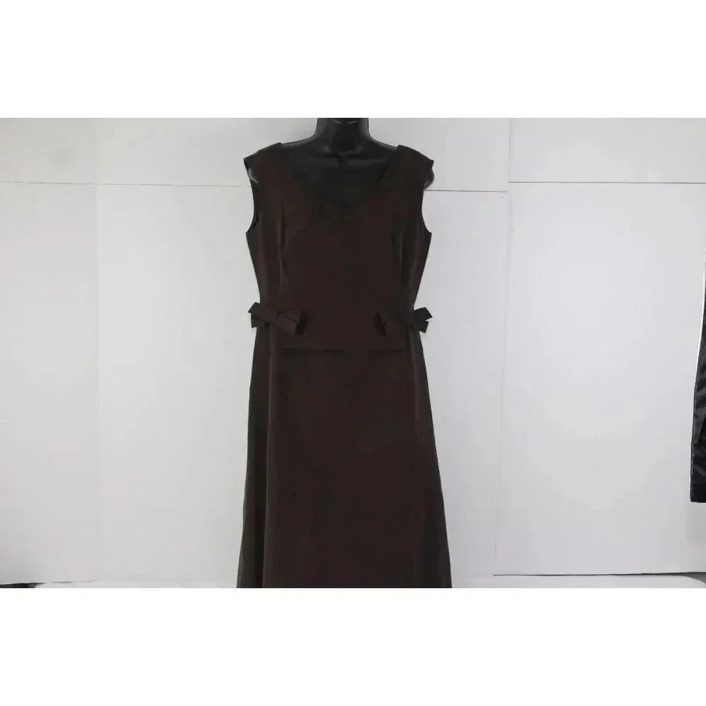 lafayette 148 new york ladies brown dress size 4